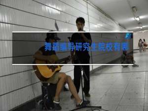 舞蹈编导研究生院校有哪些