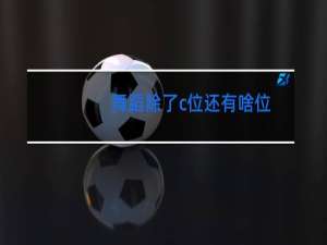 舞蹈除了c位还有啥位