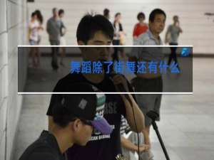 舞蹈除了街舞还有什么