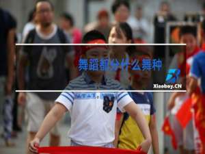舞蹈都分什么舞种