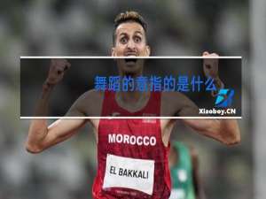 舞蹈的意指的是什么