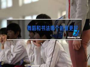 舞蹈和书法哪个前景更好