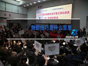 舞蹈技巧是什么意思
