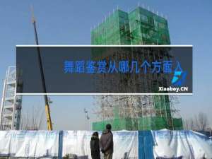 舞蹈鉴赏从哪几个方面入手