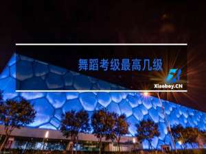 舞蹈考级最高几级