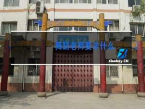 舞蹈老师要求什么