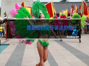 舞蹈那时花开讲述的是什么