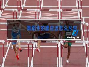 舞蹈生的腰应该怎么形容