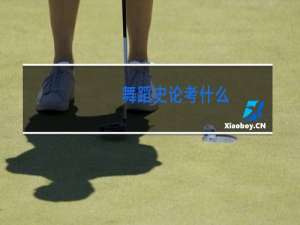 舞蹈史论考什么