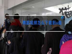 舞蹈视频怎么下载到u盘