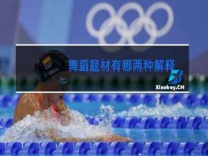 舞蹈题材有哪两种解释