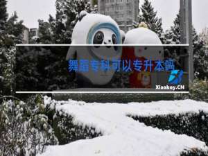 舞蹈专科可以专升本吗