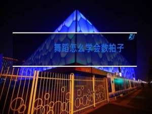 舞蹈怎么学会数拍子