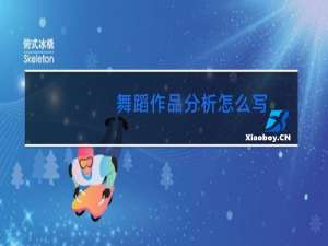 舞蹈作品分析怎么写