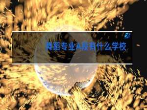 舞蹈专业A段有什么学校