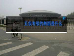 五级考级的舞蹈是什么