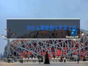 为什么要跳舞今天早上吗不行吗