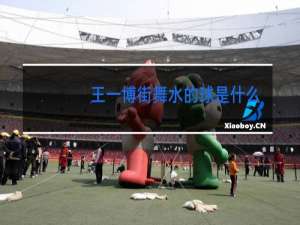 王一博街舞水的球是什么