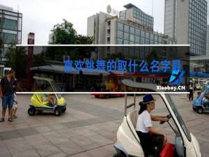 喜欢跳舞的取什么名字最合适