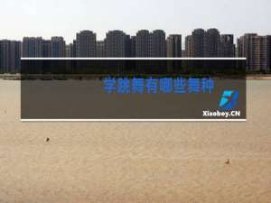 学跳舞有哪些舞种