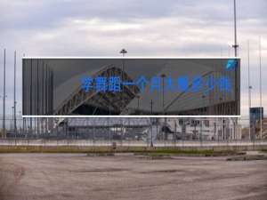 学舞蹈一个月大概多少钱