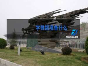 学舞蹈准备什么