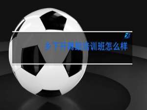 乡下开舞蹈培训班怎么样