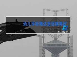 幼儿学街舞还是民族舞好