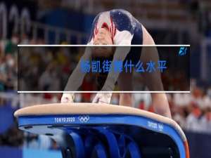 杨凯街舞什么水平