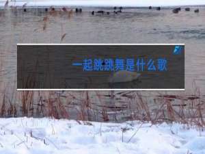 一起跳跳舞是什么歌