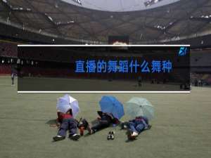 直播的舞蹈什么舞种