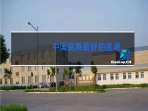 中国跳舞最好的是谁