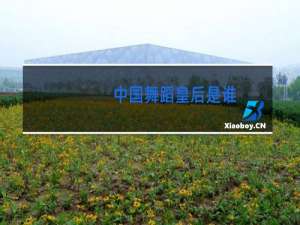 中国舞蹈皇后是谁