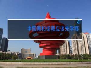 中国舞和街舞应该先学哪一个