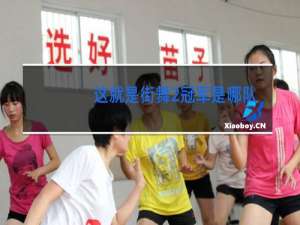 这就是街舞2冠军是哪队