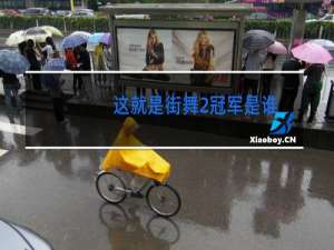 这就是街舞2冠军是谁
