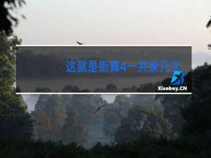这就是街舞4一共录几次