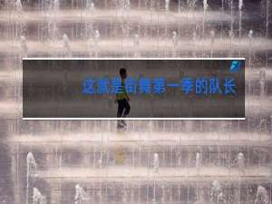 这就是街舞第一季的队长都是谁