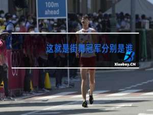 这就是街舞冠军分别是谁