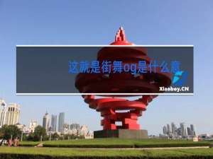 这就是街舞og是什么意思