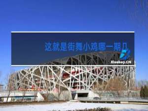 这就是街舞小鸡哪一期几分钟