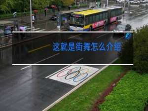 这就是街舞怎么介绍