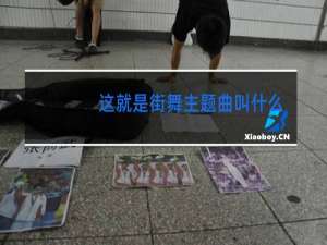 这就是街舞主题曲叫什么
