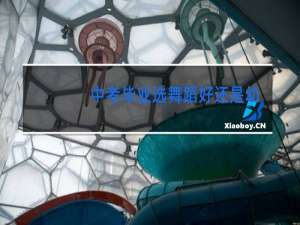 中考毕业选舞蹈好还是幼师好