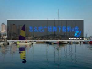 怎么把广场舞下载到u盘里面