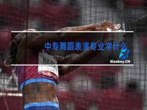 中专舞蹈表演专业学什么
