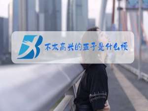 不太高兴的亚子是什么梗