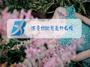不要捡肥皂是什么梗