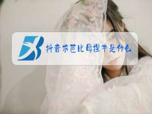 抖音求芭比母捏牛是什么梗