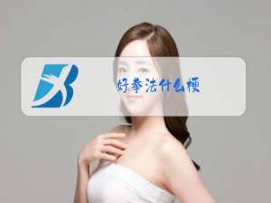 好拳法什么梗